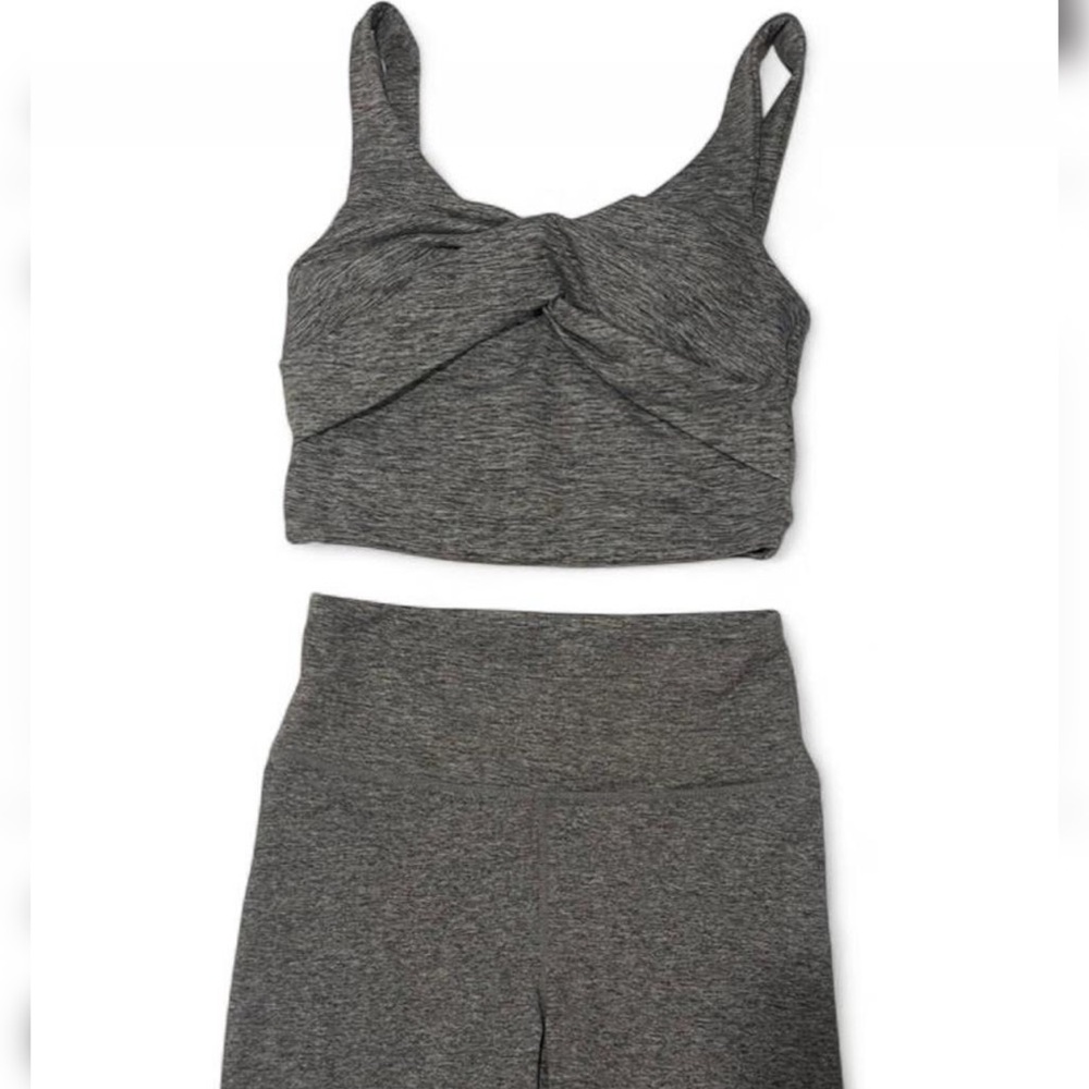 Cotton On Body grey tank top and biker shorts set. Size S